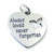 Always Loved Never Forgotten sterling silver charm .925 x 1 Love charms