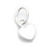 Apx 4mm TINY MICRO Heart sterling silver charm .925 x 1 Hearts charms
