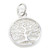 Tree of life tiny sterling silver charm .925 Trees charms