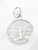 Tree of life tiny sterling silver charm .925 Trees charms additional view
