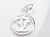 Ohm Om sterling silver charm .925 x 1 Holy Sacred Symbols charms additional view