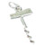 Corkscrew sterling silver charm .925 Wine Bottle Cork Screw charms