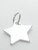 Star plain small sterling silver charm .925 x 1 Stars Special charms additional view