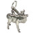 Elk sterling silver charm .925 x 1 Elks and Moose charms A1