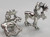 Moose sterling silver charm .925 Mooses and Elks charms further view