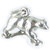 Black Bear sterling silver charm .925 x 1 Bears charms