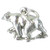 Black Bear sterling silver charm .925 x 1 Bears charms