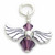 Angel sterling silver charm .925 Angels Protection charms -AME