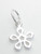 Tiny Flower sterling silver charm .925 x 1 Flowers charms