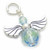 Angel sterling silver charm .925 Angels Protection charms -SP