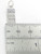 Open and Closed Door Sign sterling silver charm .925 Doors charms side view