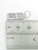 Open and Closed Door Sign sterling silver charm .925 Doors charms size example