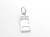Open and Closed Door Sign sterling silver charm .925 Doors charms additional view