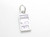 Open and Closed Door Sign sterling silver charm .925 Doors charms alternate view
