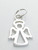 Angel small sterling silver charm .925 x 1 Angels and Protection charms additional view