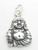 Buddha small 2D sterling silver charm .925 x1 Buddhas Peace Holy charms additional view