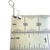 Music Note TINY sterling silver charm .925 Musician charms side view