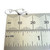 Music Note TINY sterling silver charm .925 Musician charms size example