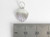 Shell 2D sterling silver charm .925 Shells Oyster Sea charms side view