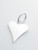Heart plain sterling silver charm .925 small Hearts and Love charms additional view