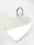 Engravable Heart apx 15mm sterling silver charm .925 x 1 Hearts charms
