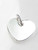 Engravable Heart apx 10mm small sterling silver charm .925 x 1 Hearts image 8