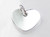 Engravable Heart apx 10mm small sterling silver charm .925 x 1 Hearts image 9