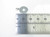 Compass sterling silver charm .925 NSEW Travel & Direction charms size example
