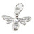 Bee small sterling silver charm .925 Insects and Bees charms