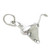 Stingray sterling silver charm .925 x 1 Sting Ray Bat Manta Rays charms