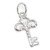 Apx 13mm Key TINY sterling silver charm .925 Keys charms