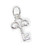 Apx 13mm Key TINY sterling silver charm .925 Keys charms additional view