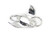 Manta Ray sterling silver charm .925 Mantas Rays charms A1 detail
