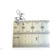 Horse small sterling silver charm .925 Horses and Foals charms side view