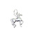Horse small sterling silver charm .925 x 1 Horses and Foals charms additional view