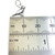 TINY Bird sterling silver charm .925 x 1 Birdy and Birds charms side view