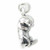 Otter sterling silver charm .925 x 1 Otters charms C
