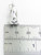 Otter sterling silver charm .925 Otters charms C side view