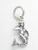 Mermaid SMALL sterling silver charm .925 x 1 Mermaids charms additional view