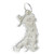 Wales map sterling silver charm .925 Welsh maps charms