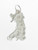 Wales map sterling silver charm .925 Welsh maps charms additional view