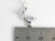 Pelican bird sterling silver charm .925 Birds and Pelicans charms side view