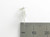 Shark Tooth sterling silver charm .925 Sharks teeth charms side view