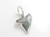Shark Tooth sterling silver charm .925 x 1 Sharks teeth charms additional view