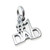 Number One DAD sterling silver charm .925 x 1 Dads charms