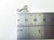Number One DAD sterling silver charm .925 Dads charms size example