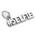 SELFIE sterling silver charm .925 x 1 Hashtags Selfies charms