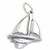 Yacht sterling silver charm .925 x 1 Sailing Boat Sail Boats charms