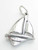 Yacht sterling silver charm .925 x 1 Sailing Boat Sail Boats charms additional view