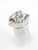 Chefs Hat TINY sterling silver charm .925 Chef Hats Toque charms EC805..B side view